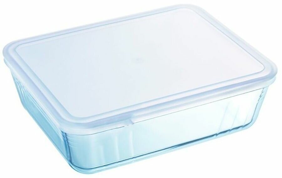 Блюдо Pyrex для запекания и выпечки с крышкой DAILY 22x17x6см прямоугольное 342B000/D