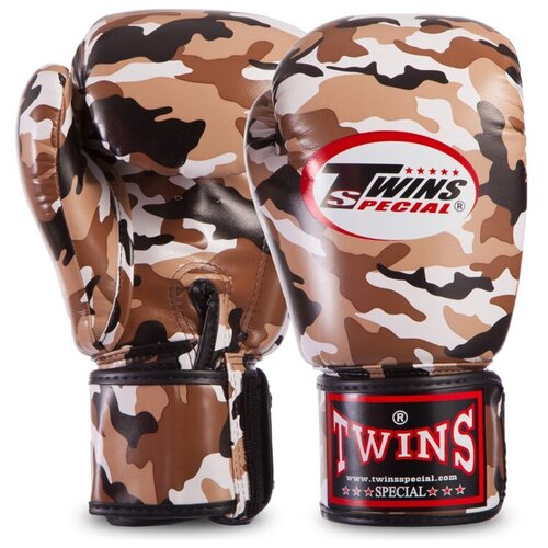 Боксерские перчатки Twins fbgvs3-ml fancy boxing gloves коричневые 16 унций