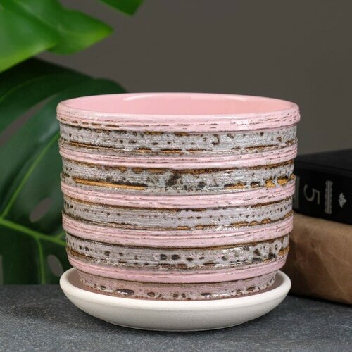 Горшок цветочный Кукушка розовый 075 л 1037₽