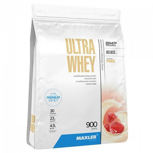 Maxler Ultra Whey (900 гр) (клубничный милкшейк)