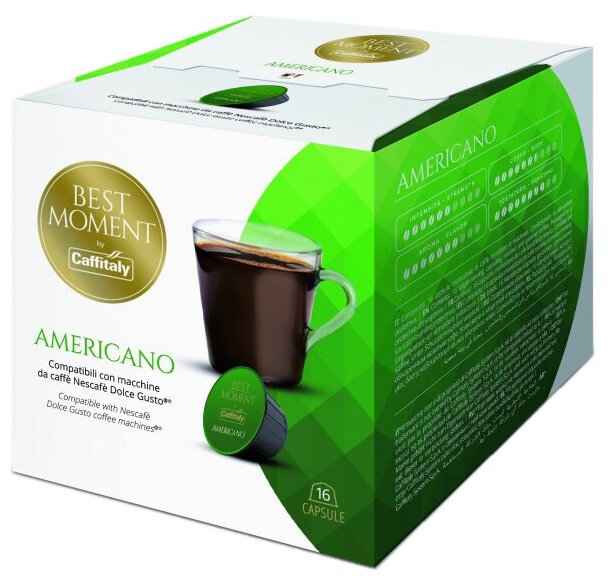 Кофе в капсулах для Dolce Gusto Caffitaly Americano