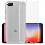 Силиконовый чехол No Name для Xiaomi Redmi 6 (прозрачный) - изображение