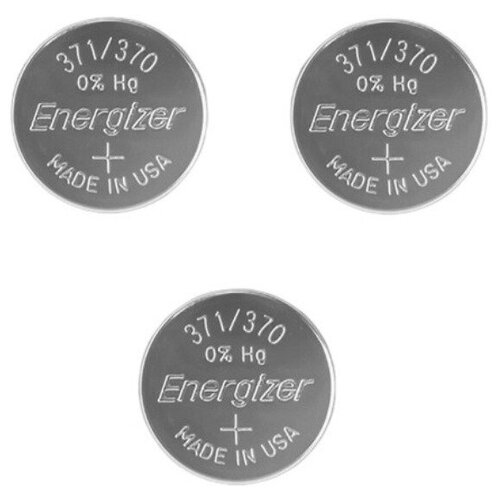 Серебряно-цинковая батарейка для часов Energizer 371 10 шт