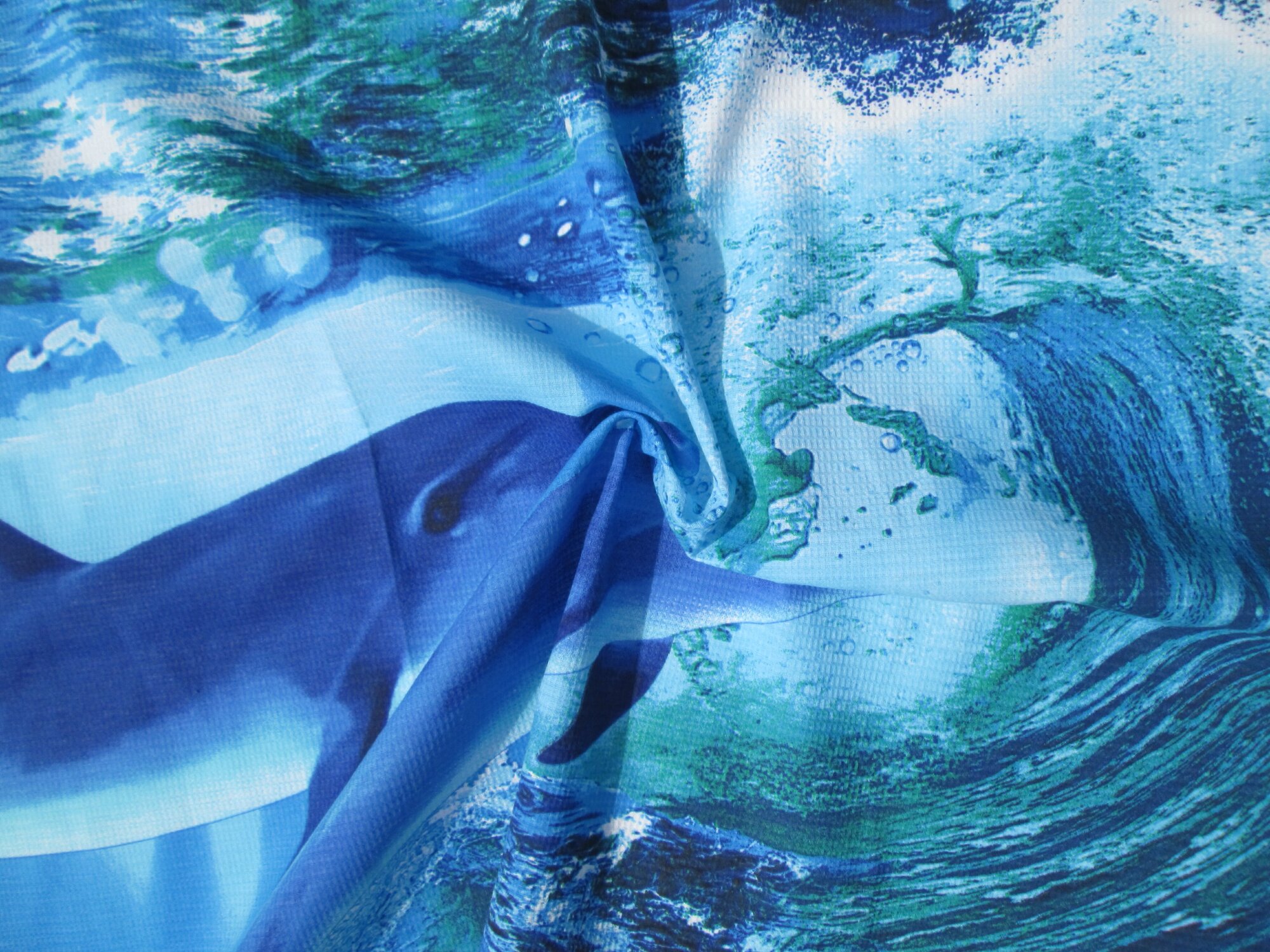 Полотенце пляжное вафельное 75*150 см Дельфин - фотография № 7