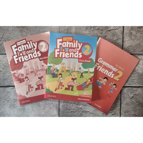 Family and Friends (2nd edition) Class Book 2 + Work Book 2 + Grammar Friends 2