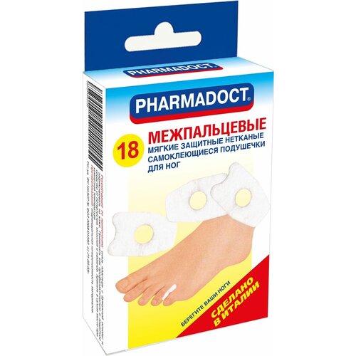 Лейкопластырь Pharmadoct Пластырь для ног межпальцевый 18 шт