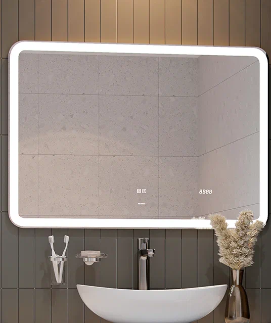 Зеркало Vigo Grani (Bora) Luxe 100 LED с сенсорным выключателем - фотография № 1