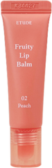 Etude Бальзам для губ с ароматом персика - Fruity lip balm #02 peach, 10г