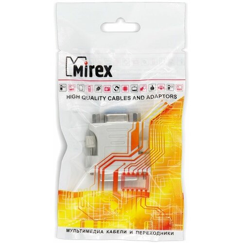 Адаптер-переходник Mirex DVI (M) - VGA (F) аксессуар mirex hdmi m dvi f 13700 ahdmdvf3