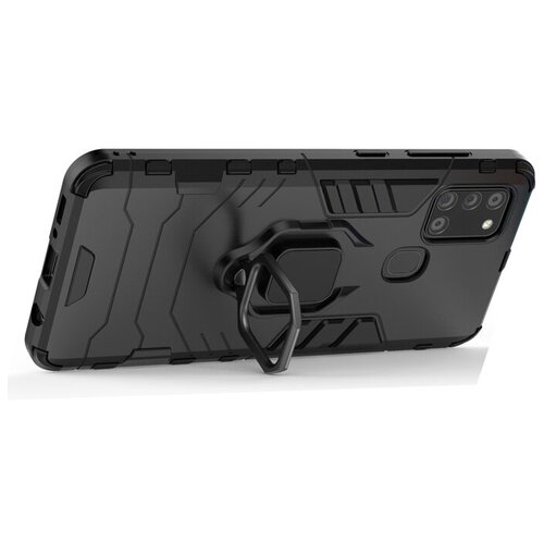 фото Противоударный чехол с кольцом panther case для samsung galaxy a21s нет бренда