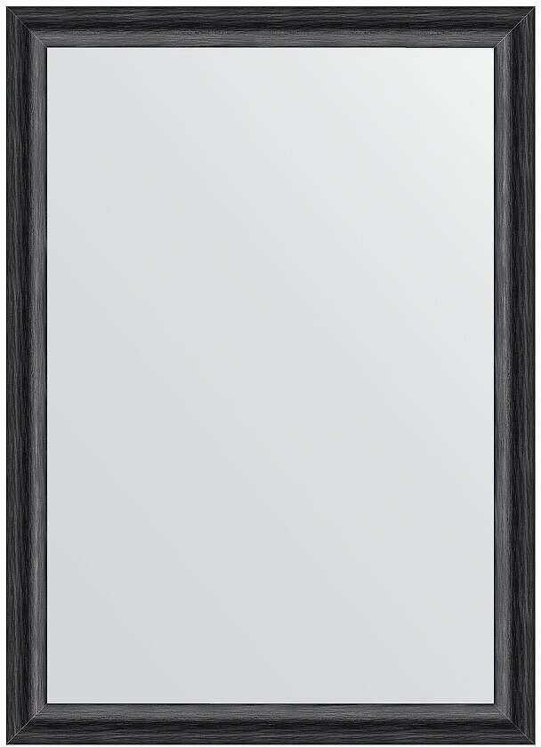 Зеркало настенное EVOFORM в багетной раме чёрный дуб, 50х70 см, для гостиной, прихожей, кабинета, спальни и ванной комнаты, BY 0631