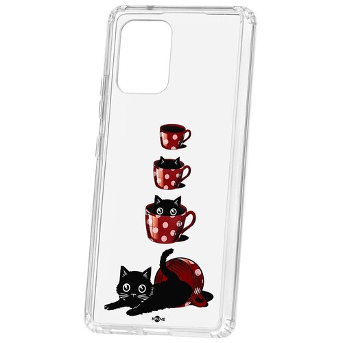 фото Чехол samsung s10 lite kruche print котенок в чашке кruче