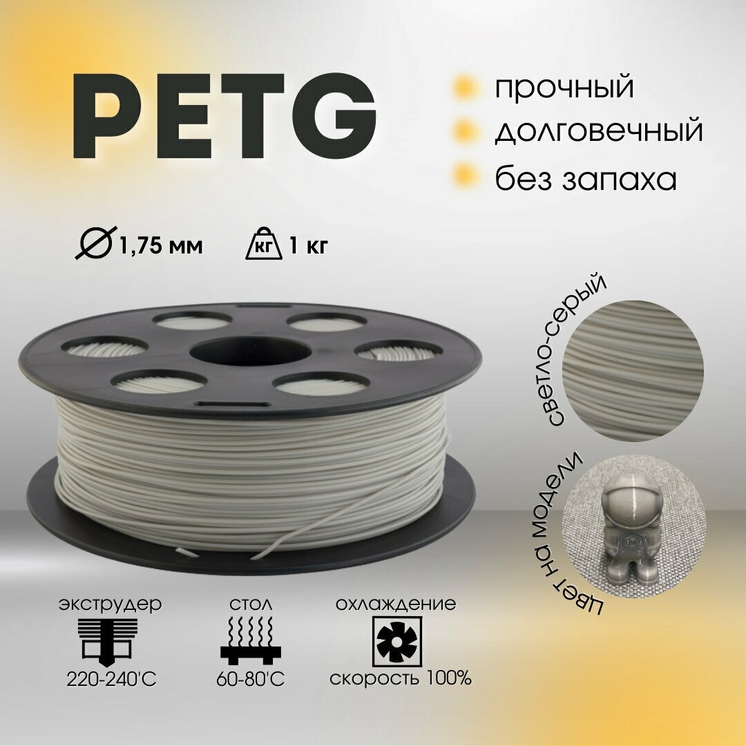 PETG Пластик для 3D печати Bestfilament 1кг 175