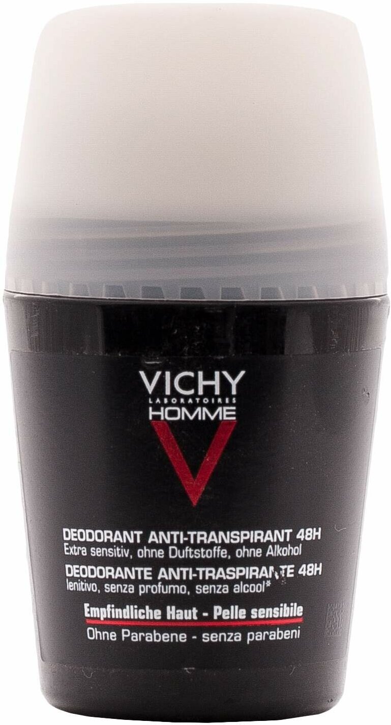 Дезодорант Vichy (Виши) антиперспирант для чувствительной кожи Homme 48 ч. 50 мл L'Oreal Vichy - фото №4