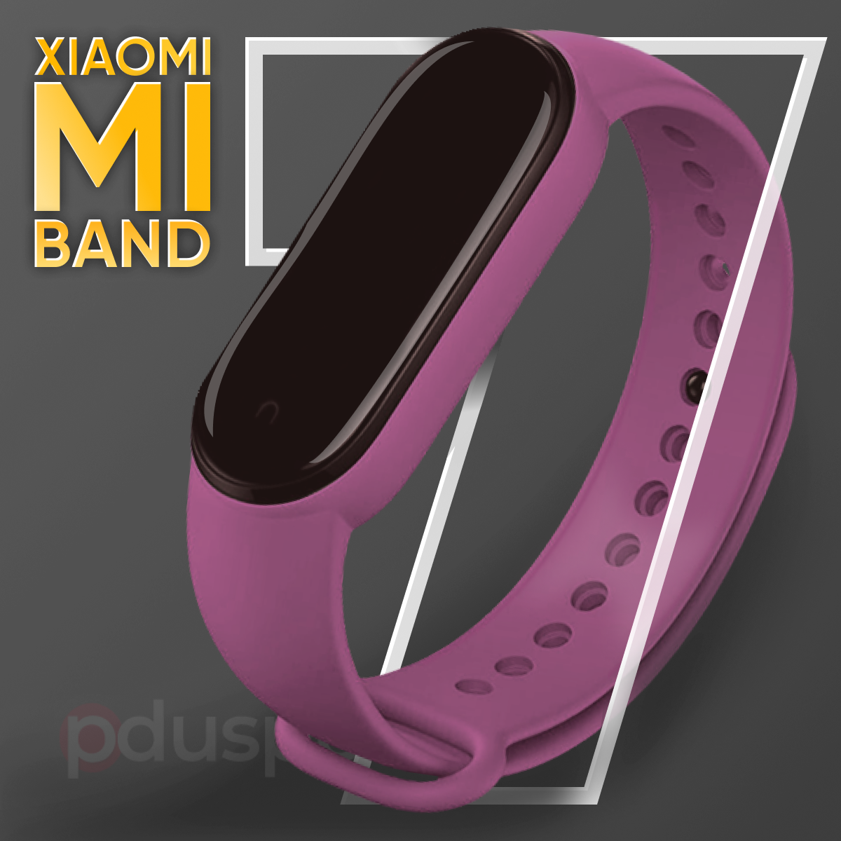 Силиконовый ремешок для фитнес-браслета Xiaomi Mi Band 7 / сменный спортивный браслет для умных (смарт) часов Ксяоми ми Бэнд 7