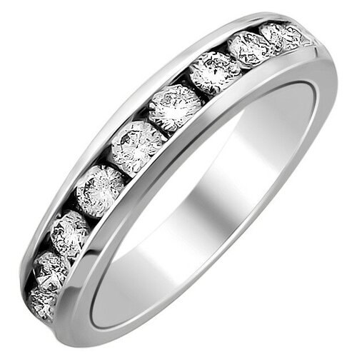 фото Эстет кольцо дорожка из золота с бриллиантами 01к625738, размер 16.5