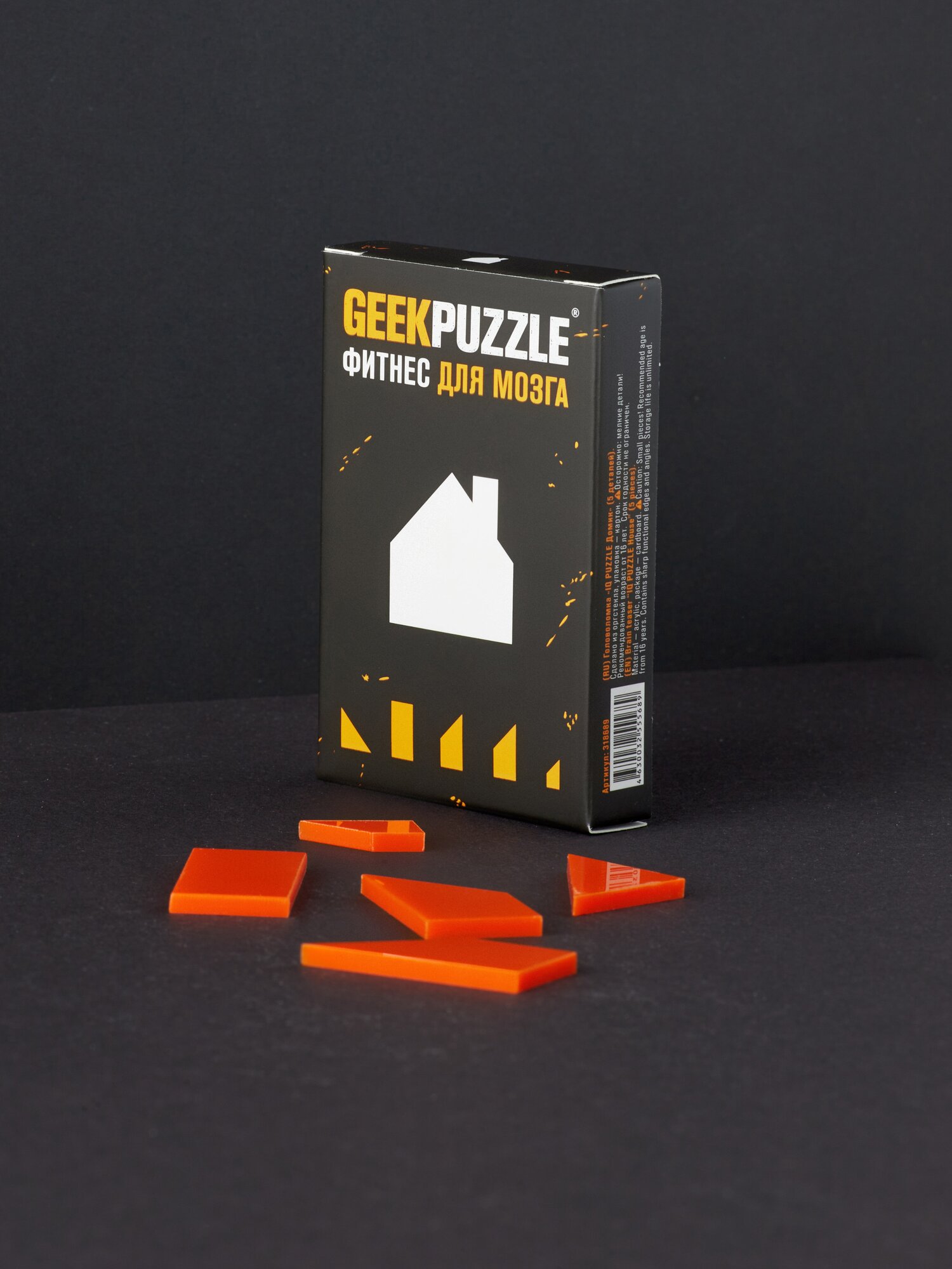 Головоломка игра Домик для детей и взрослых GEEK PUZZLE / IQ Puzzle