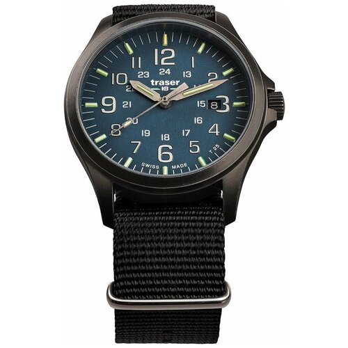 Часы наручные TRASER P67 OFFICER PRO GUNMETAL Blue 108632