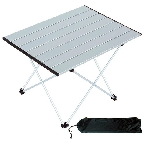 фото Стол кемпинговый skully camp table silver алюминий 68х46х40