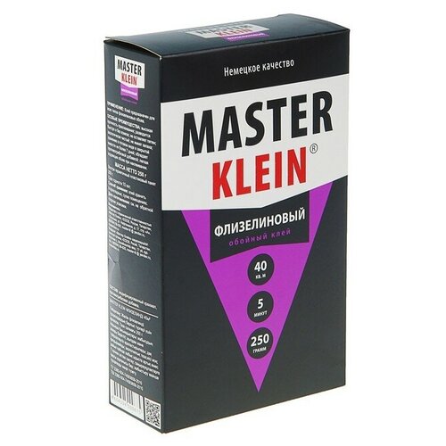 Master Klein Флизелиновый 0.25 л 0.25 кг клей обойный master klein специальный виниловый 200гр 5 6рулонов 25 30м2 мяг пачка