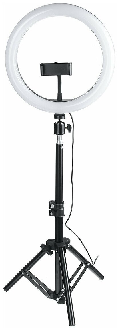 Кольцевая светодиодная лампа LED RING 26 см с Bluetooth пультом, регулируемым штативом 210 см, держателем для телефона для профессиональной съемки - фотография № 8