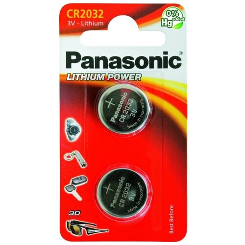 Батарейка Panasonic CR-2032EL/2B (2шт)