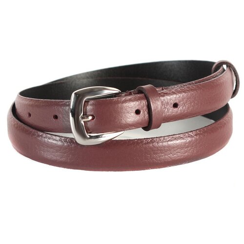 фото Ремень/ремень женский/ремень женский натуральная кожа/meyninger/рн-2823/бордовый/105/модель ремень женский/с классической пряжкой