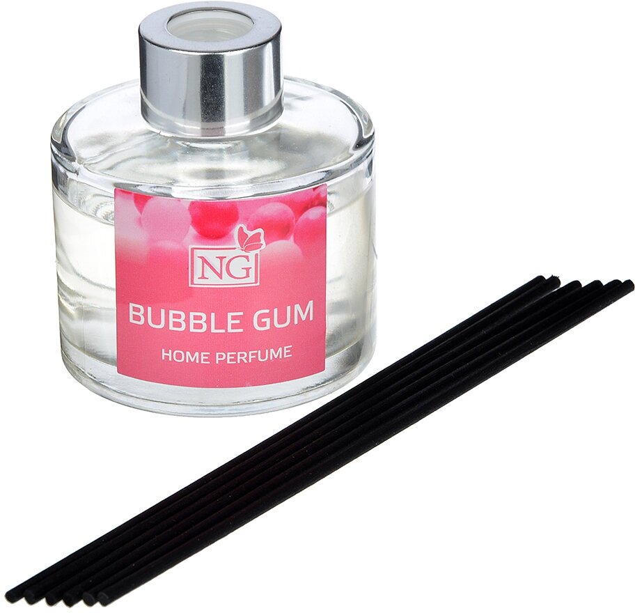 фото NEW GALAXY Ароматизатор диффузор, 100 мл, 6 ароматов (бабл гам, лаванда, океан, ваниль, корица, лайм)