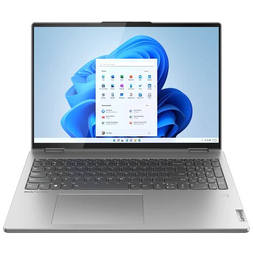 Ноутбук Lenovo Yoga 7 Gen 7 16 25K IPSCore i5-1240P16GB512GB SSDIris Xe GraphicsWin 11 HomeRUSKBсеребристый 82QG003HRU 16560000₽