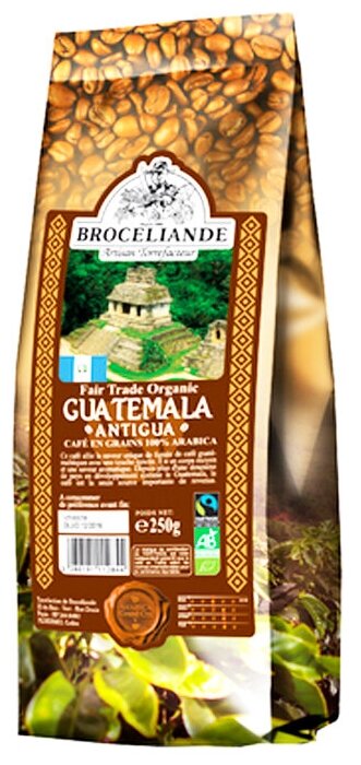 Кофе в зернах Broceliande Guatemala 250 гр