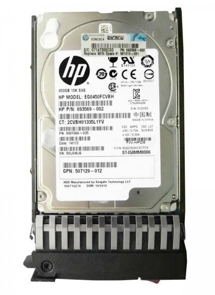 Жесткий диск HP 9WF066-035 450Gb SAS 2,5" HDD