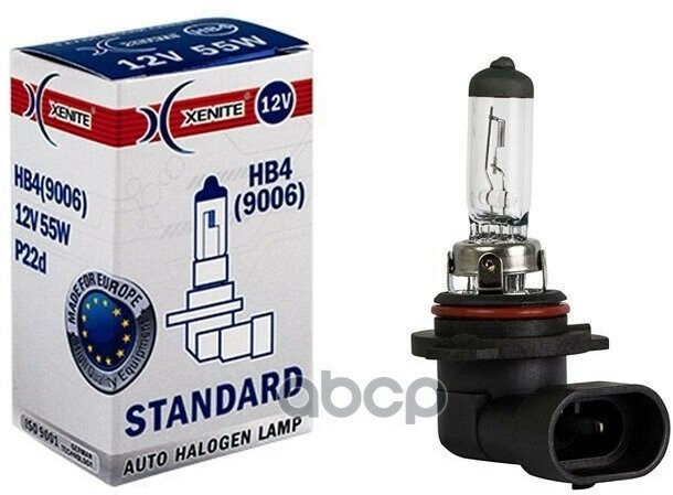 Лампа 12V Hb4(9006) 55W P22d 3200К Standard Xenite Xenite арт. 1007009