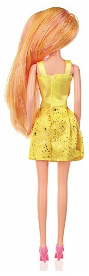 Кукла Игроленд, 29 см, в стильном платье, цветные волосы, полиэстер, 267-837