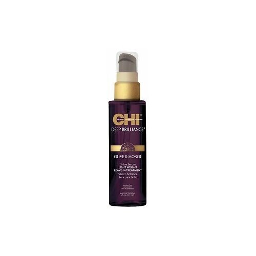 CHI Deep Brilliance Shine Serum - Несмываемая сыворотка для волос 177 мл несмываемый уход chi несмываемая сыворотка сияние для волос deep brilliance shine serum lightweight leave in treatment