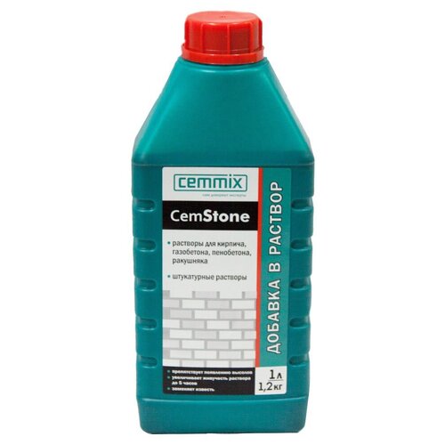 добавка для кладки cemmix cemstone Добавка противоморозная Cemmix CemStone 1.2 кг 1 л коричневый