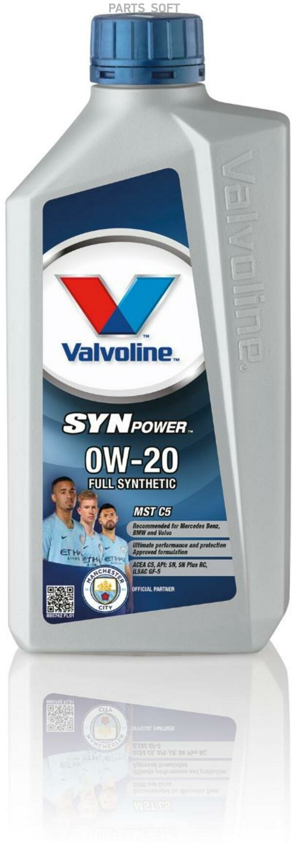 VALVOLINE 886742 Масо моторное SYNPOWER MST C5 0W20 1