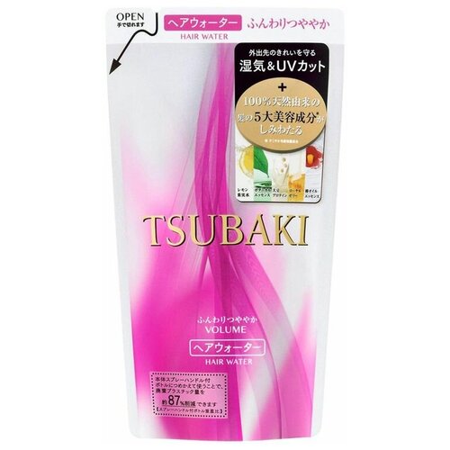 SHISEIDO TSUBAKI VOLUME Спрей для придания объема волосам с маслом камелии и защитой от термического воздействия (мягкая упаковка), 200 мл.