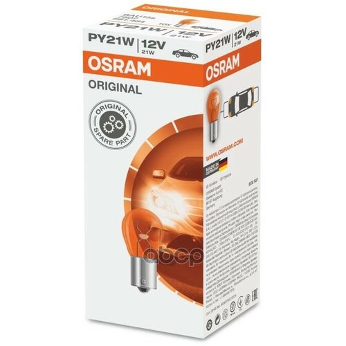 Лампа Py21w Bau15s Original 12V 7507 4050300891477 Osram арт. 7507