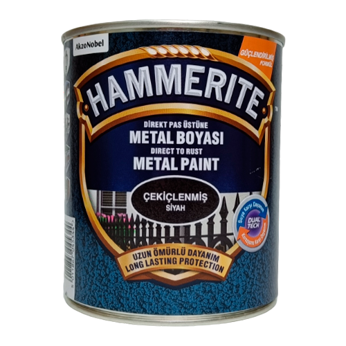 Краска для металла HAMMERITE молотковая черная 2,5 л import