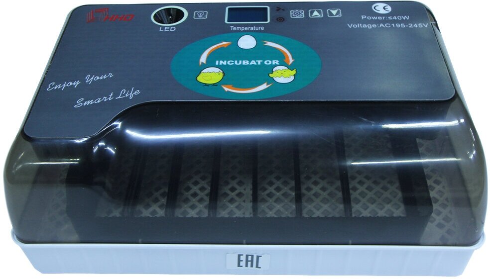 Инкубатор HHD 12 мини автоматический для яиц с овоскопом