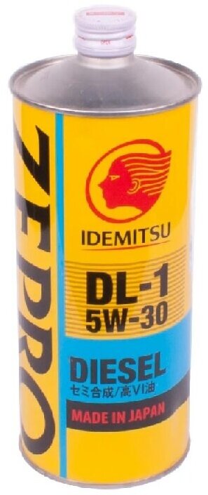 Масло моторное синтетика Idemitsu Zepro Diesel DL-1 5w30 1л