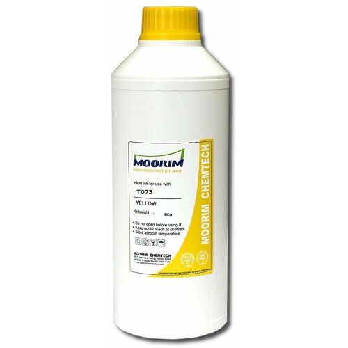 Чернила Moorim для Epson T0734/0924 1KG Yellow Pigment чернила moorim ultrachrome 1kg cyan pigment