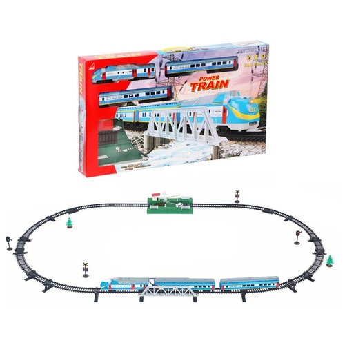 Купить Железные дороги Без бренда Железная дорога «Скорый поезд», работает от батареек, световые и звуковые эффекты, пластик