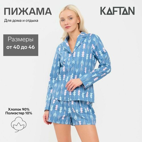 Пижама женская (рубашка и шорты) KAFTAN 