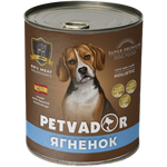 Влажный корм для собак Petvador с ягненком 2 шт * 400 гр - изображение