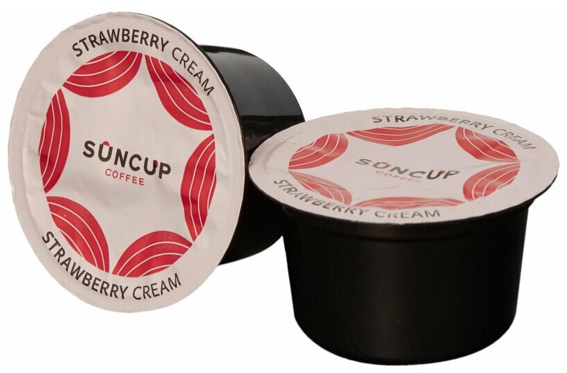 Кофе в капсулах Suncup Strawberry Cream жареный,молотый, 50кап/1уп - фотография № 5