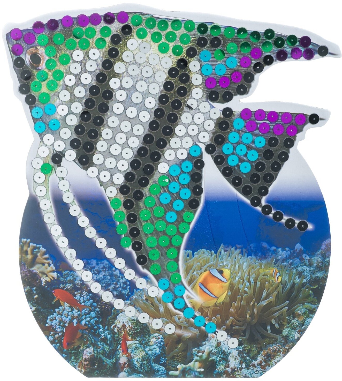 3D картина "Экзотические рыбки" 4 дизайна (ВВ4463) Bondibon - фото №7