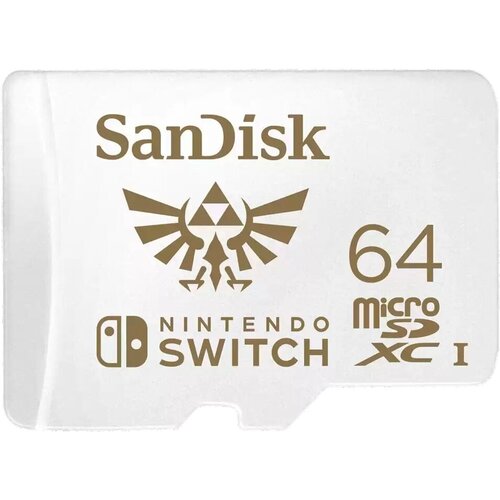 Micro SD 64GB SanDisk microSDXC Class 10 UHS-I A1 C10 V30 U3 for Nintendo Switch 100MB/s SDSQXAT-064G-GN3ZN