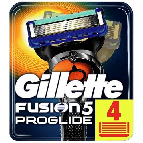 Кассеты для бритья сменные Gillette «Fusion Proglide», 4шт.