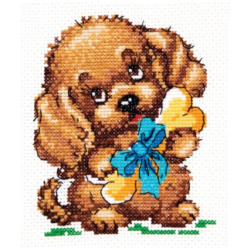 фото "чудесная игла" набор для вышивания 018-47 "счастье есть!" 10 х 12 см